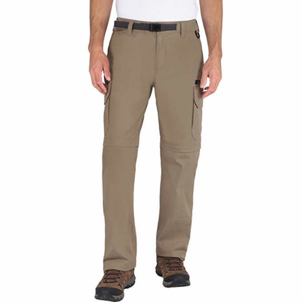BC Clothing Men’s Convertible Pant Color : Tan